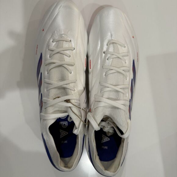 adidas Men’s Copa Pure 2 Elite SG Fabric White IG6395 Size 9 Soccer Cleats NWB main image 6